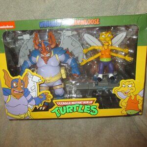 TMNT WINGNUT AND SCREWLOOSE SET TEENAGE MUTANT NINJA TURTLES NECA NICKELODEON